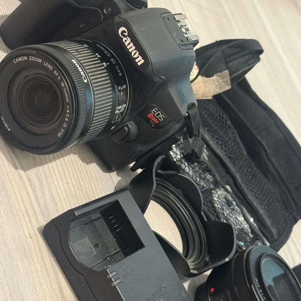 Canon T8i Black Digital Camera Professional Kit